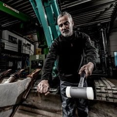 Halder SUPERCRAFT Çelik Saplı Değiştirilebilir Poliüretan Kafa Çekiç