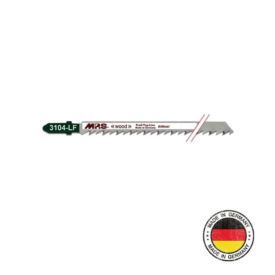 MPS Dekupaj Testere Ucu (3104-LF-5) Bi-Metal, T344DF, 6 tpi, 130 mm, 4 mm (5'li Paket)