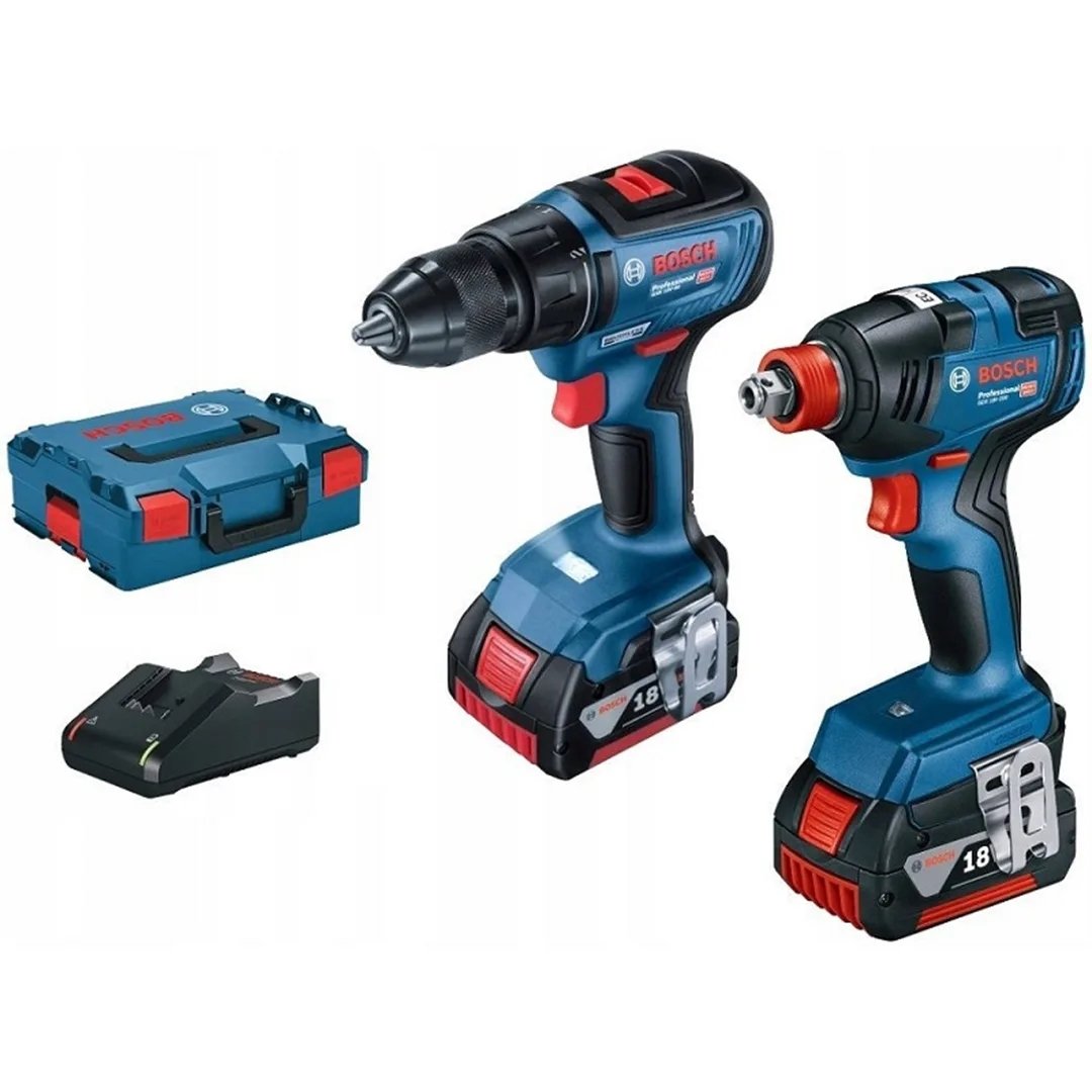 BOSCH Professional GSR 18V-50 + GDX 18V-200 4.0AH Akülü Delme Vidalama Makine Seti