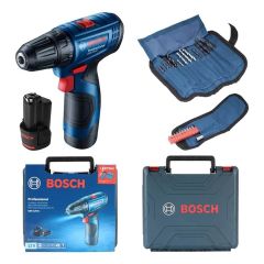 Bosch Professionel GSR 120-LI 2.0AH Akülü Delme Vidalama Makinesi + 23 Parça Set
