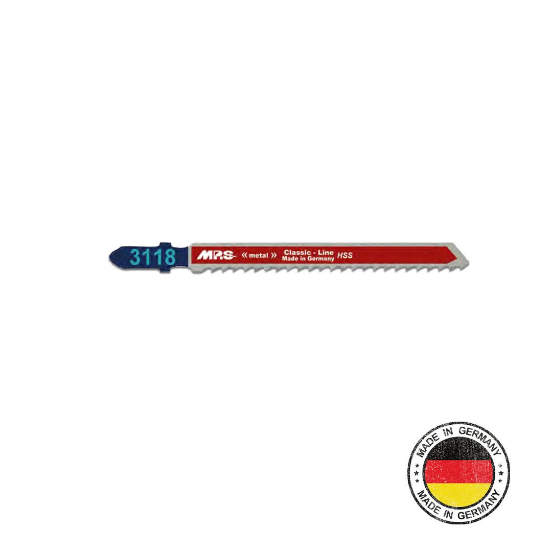 MPS Dekupaj Testere Ucu (3118-5) HSS, T127D, 8 tpi, 100 mm, 3 mm (5'li Paket)