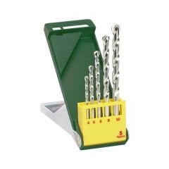 Bosch 5 Parça Beton ve Duvar Delme Uç Seti 4-10 mm