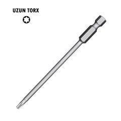 Teknik Drill's 1/4'' TORX Uzun Quiklock Bits Ucu