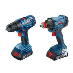 Bosch Professional GSR 180-Lİ + GDX 180-Lİ 18V 2.0AH Delme Vidalama Somun sıkma  Seti