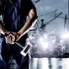 Halder SUPERCRAFT Çelik Saplı Değiştirilebilir Poliüretan Kafa Çekiç