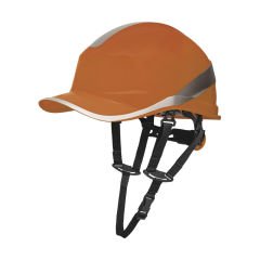 DeltaPlus DİAMOND V UP Yüksek Görünümlü Çene Bağlı Ayarlanabilir Baret Turuncu