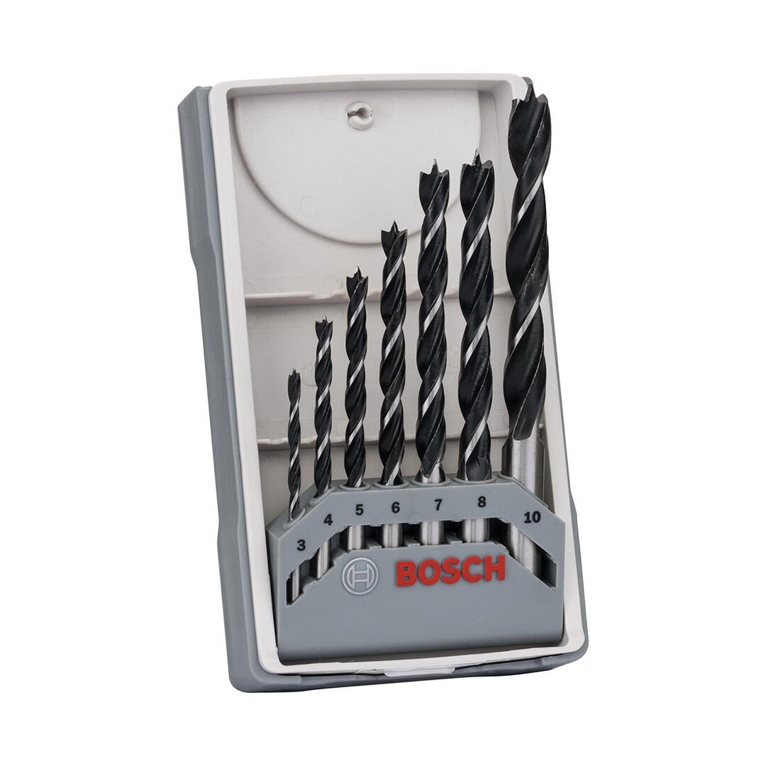 Bosch 7 Parçalı Ahşap Delme Ucu Seti 3-10 mm