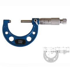 MİB Değiştirilebilir Uçlu Dış Çap Mikrometre 125-150 mm