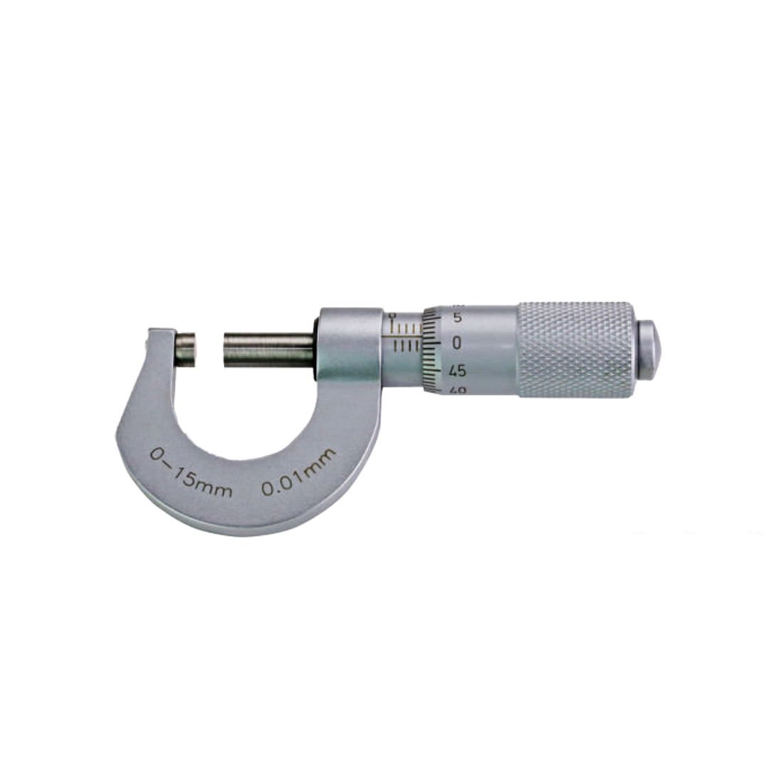 MİB Hafif Atölye Tipi Dış Çap Mikrometre 0-15 mm