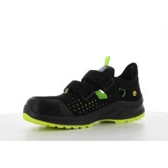 Safety Jogger MODULO BLACK S1P S SRC SR ESD FO SANDAL İş Güvenlik Ayakkabısı