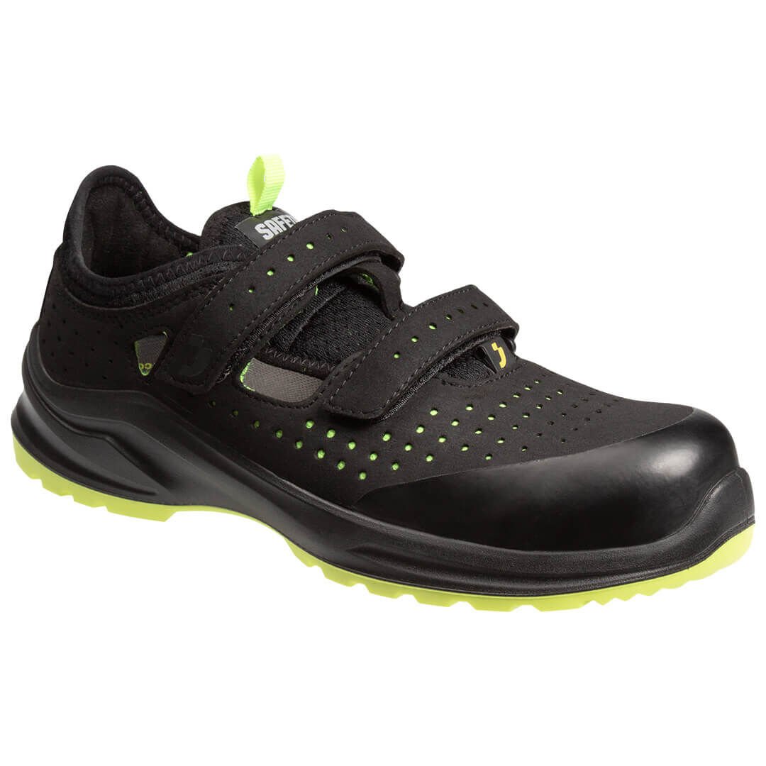 Safety Jogger MODULO BLACK S1P S SRC SR ESD FO SANDAL İş Güvenlik Ayakkabısı