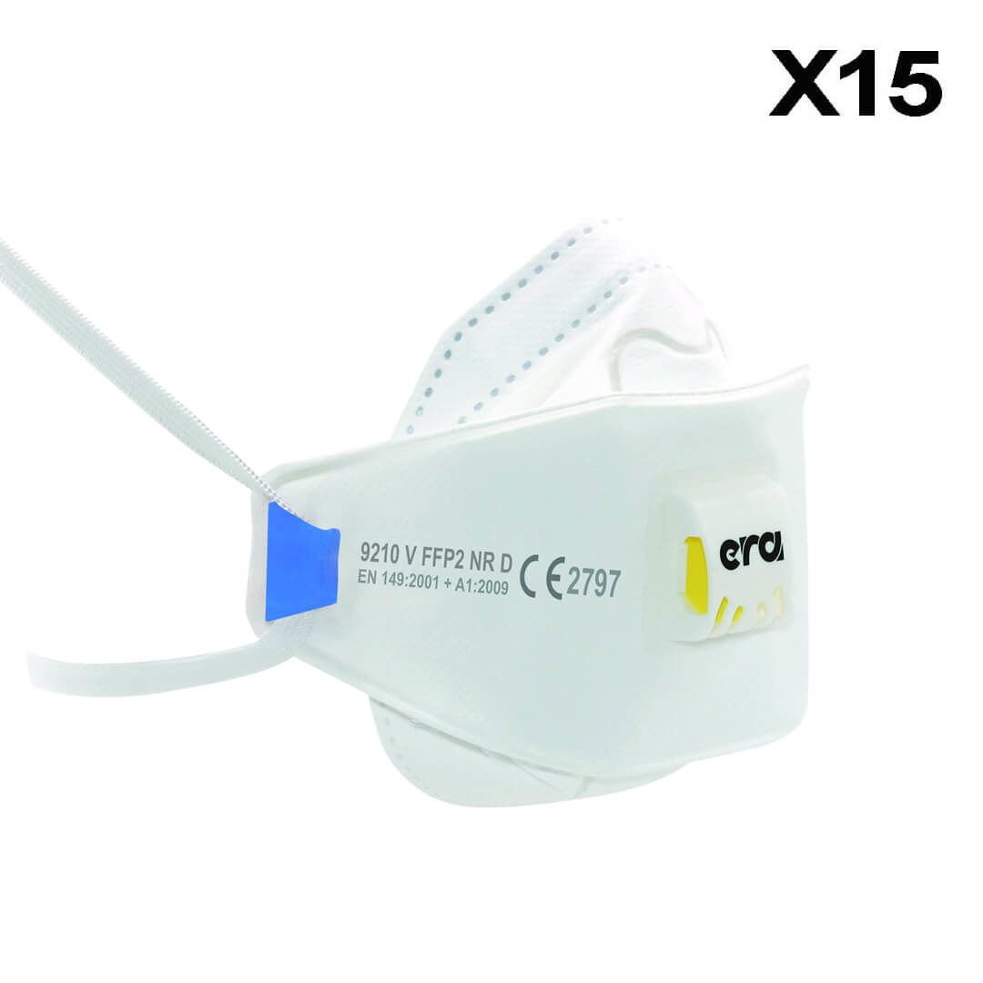 Era 9210 FFP2 V NR D Ventilli Premium Solunum Maskesi 15'Li Paket