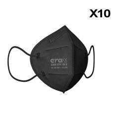 Era C200 N95 FFP2 NR D Siyah Solunum Maskesi 10'Lu Paket