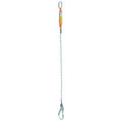 Karam KA388 Şok Emici Tek İpli Statik Halatlı Büyük Kancalı Karabinalı Lanyard