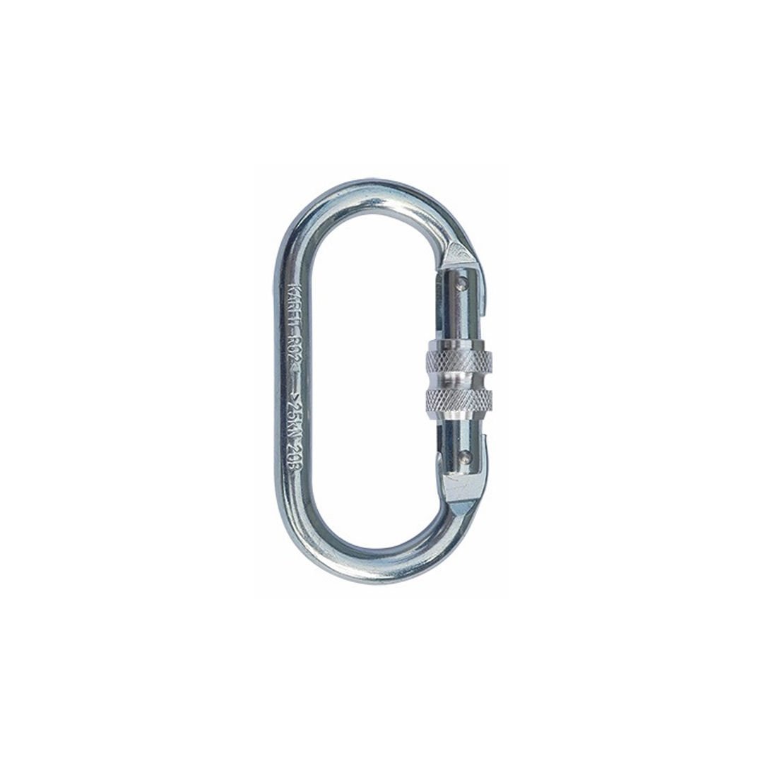 Karam KK112 Çelik Vidalı 25 KN Karfit Karabina