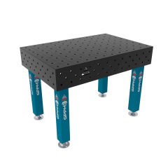 GPPH PRO Kaynak Masası Sabit Ayaklı Ø16 Delikli 100X100 Izgara Yüzeyli 1200x800