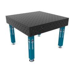 GPPH PRO Kaynak Masası Sabit Ayaklı Ø16 Delikli 100X100 Izgara Yüzeyli 1200x800