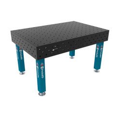 GPPH PRO Kaynak Masası Sabit Ayaklı Ø16 Delikli 100X100 Izgara Yüzeyli 1200x800