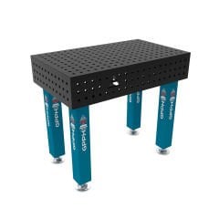GPPH PRO Kaynak Masası Sabit Ayaklı Ø16 Delikli 50X50 Izgara Yüzeyli 1000x600