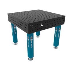 GPPH PRO Kaynak Masası Sabit Ayaklı Ø16 Delikli 50X50 Izgara Yüzeyli 1000x600