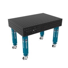 GPPH PRO Kaynak Masası Tekerlek Ayaklı Ø16 Delikli 50X50 Izgara Yüzeyli