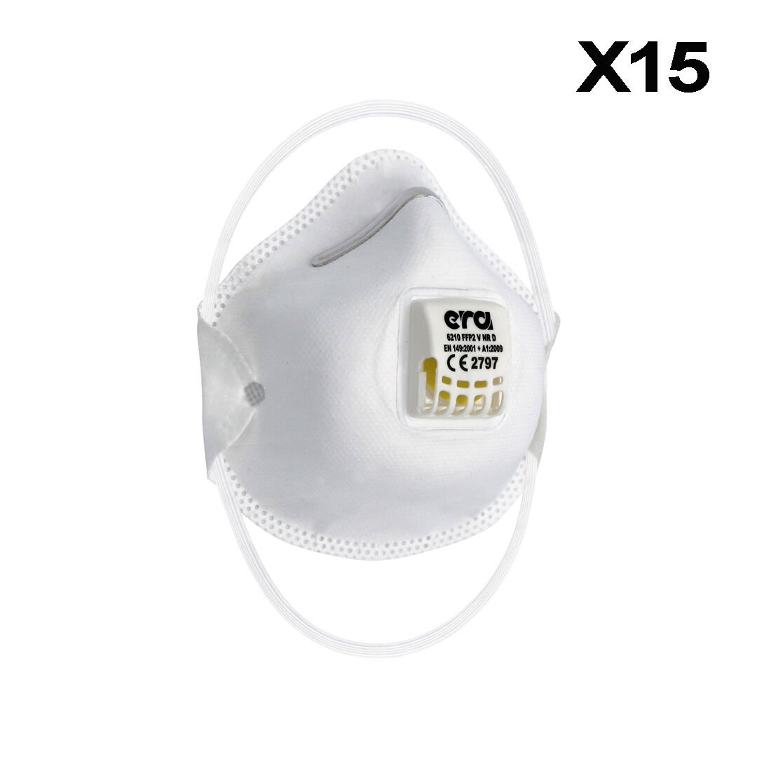 Era 6210 FFP2 V NR D Konik Serisi Maske 15'Li Paket