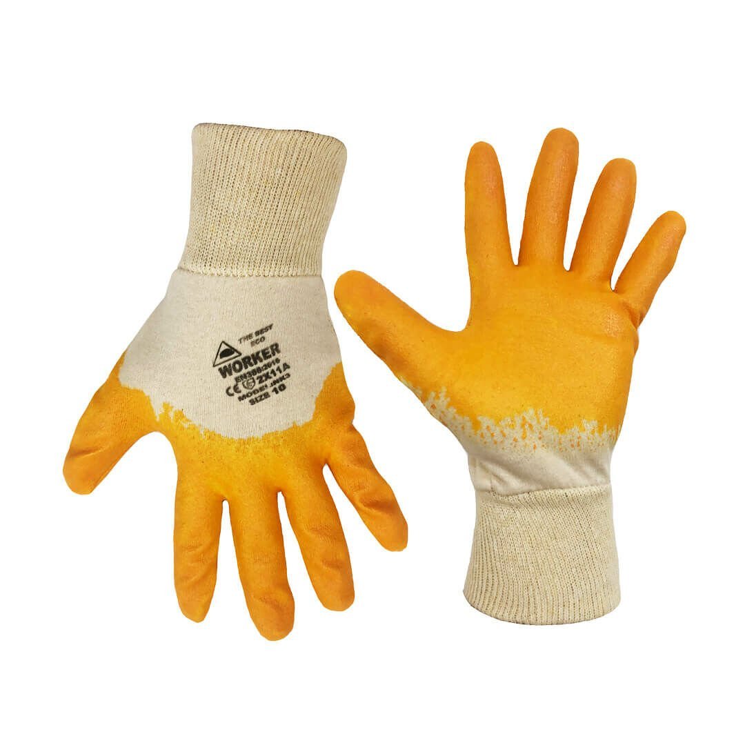 Bestworker TBW ECO 3/4 Sarı Nitril Kaplama İş Eldiveni