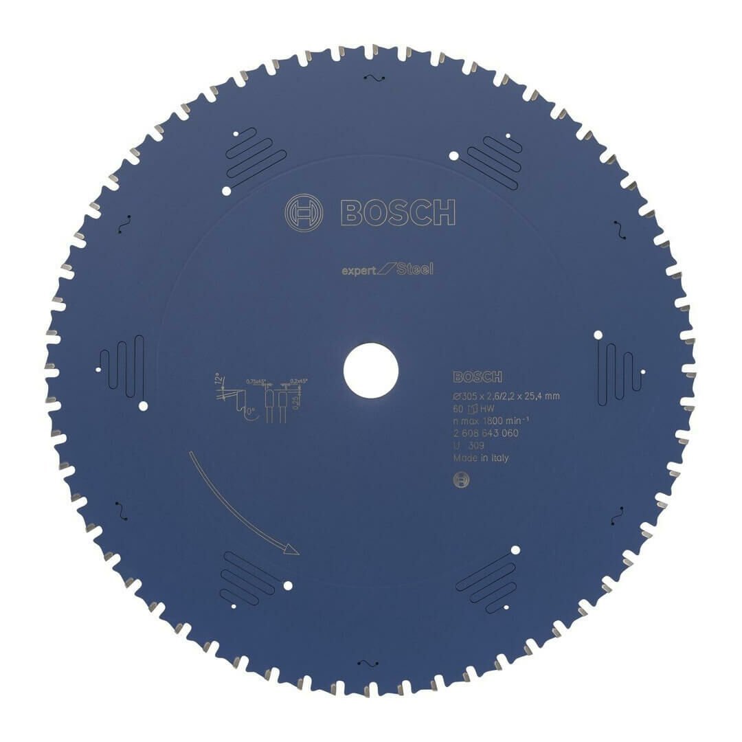 Bosch Daire testere bıçağı Expert for Steel  305x 25,40 mm 60 DG