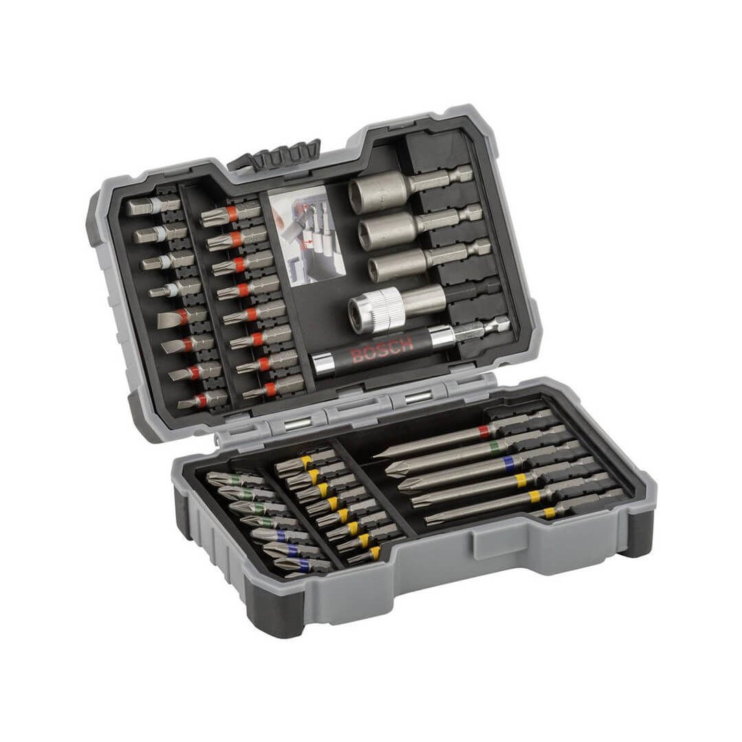Bosch 43 Parça Extra Hard Tornavida Ucu ve Lokma Anahtarı Seti