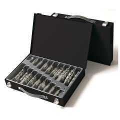 Teknik Drill's 170 Parça Taşlanmış Matkap Ucu Seti Metal Kutu