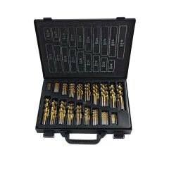 Teknik Drill's 170 Parça Titanyum Kaplı Matkap Ucu Seti