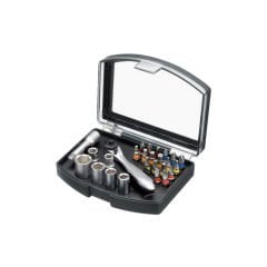 Teknik Drill's 26 Parça  Adaptör + Cırcır Karışık Renk Bits ve Lokma Seti