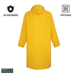 İZRASA NM05 Astarlı 32 mm Pvc Kumaş Sarı Yağmurluk
