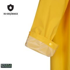 İZRASA NM05 Astarlı 32 mm Pvc Kumaş Sarı Yağmurluk