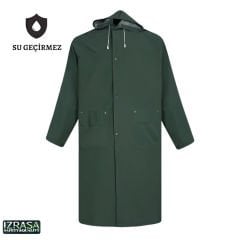 İZRASA NM05 Astarlı 32 mm Pvc Kumaş Haki Yağmurluk