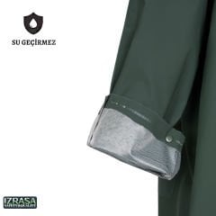 İZRASA NM05 Astarlı 32 mm Pvc Kumaş Haki Yağmurluk
