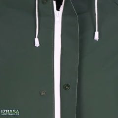 İZRASA NM05 Astarlı 32 mm Pvc Kumaş Haki Yağmurluk
