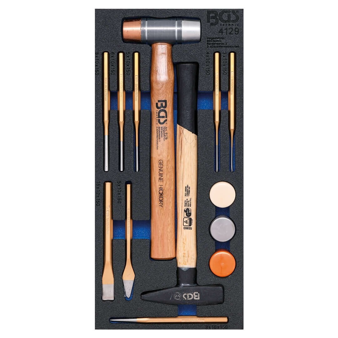 BGS 14 Parça Çekiç ve Nokta Takımı