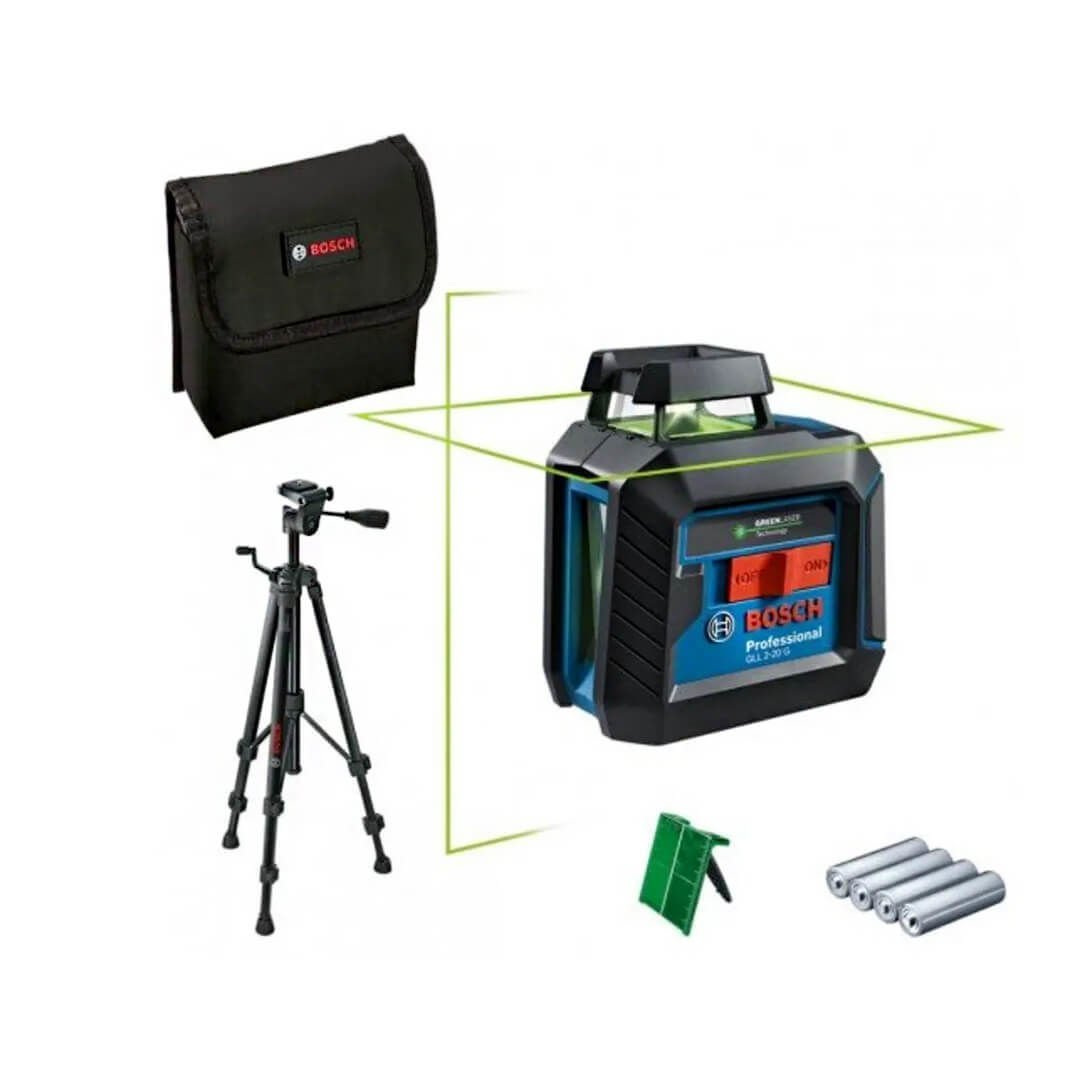 Bosch Professional GLL 2-20 G + BT150 Lazerli Hizalama Cihazı
