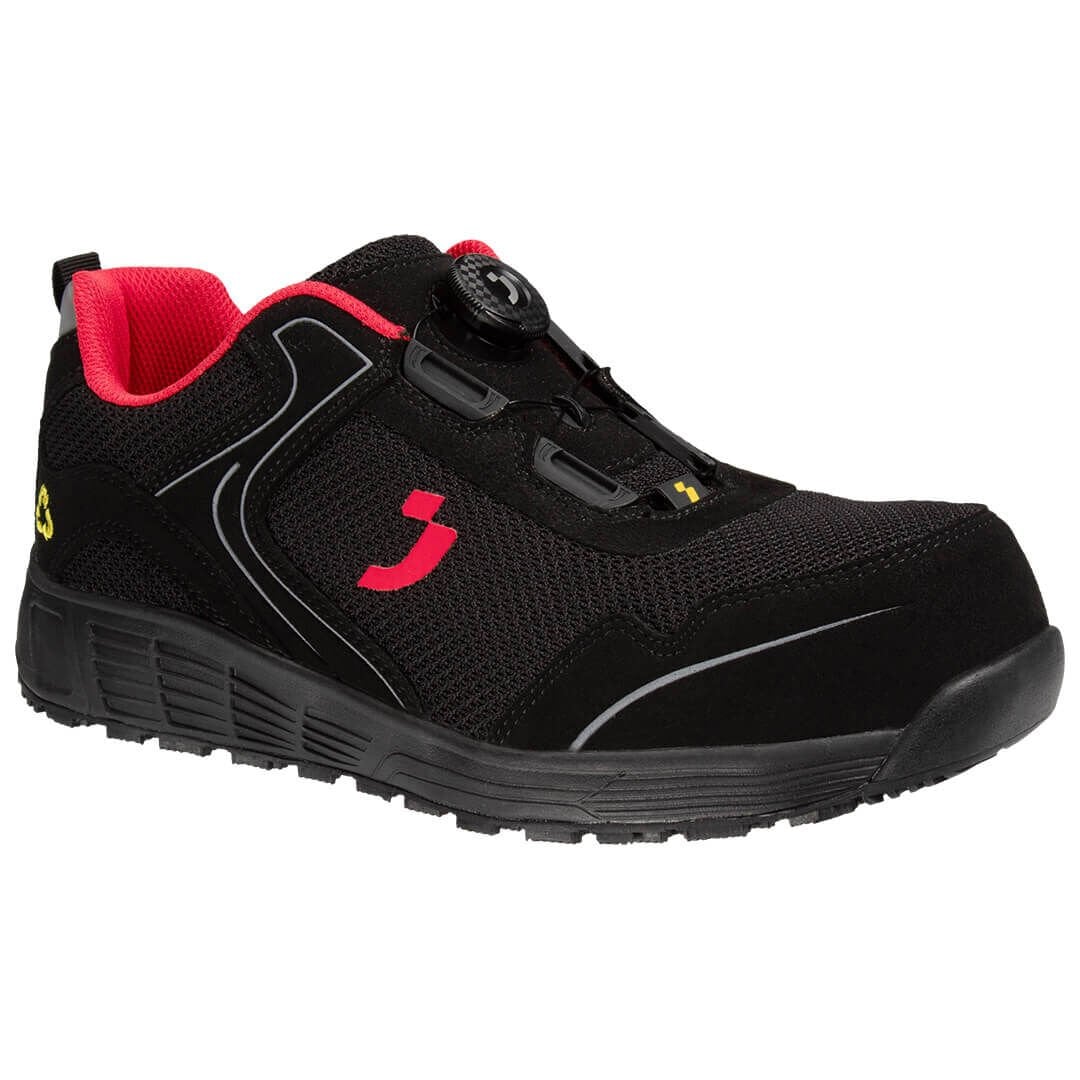 Safety Jogger ECOLOBI S1P LOW TLS SR ESD FO HRO Siyah İş Güvenlik Ayakkabısı