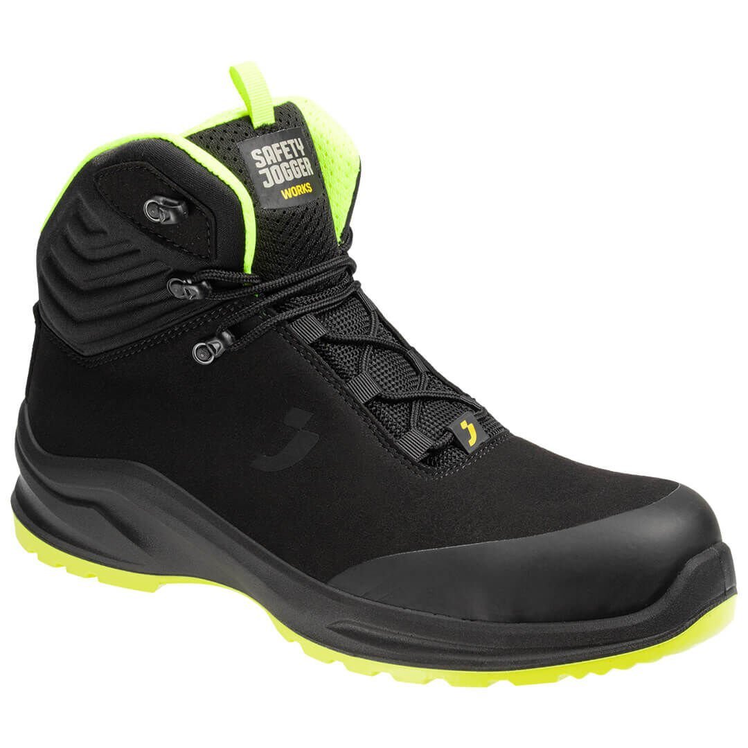 Safety Jogger MODULO S3S MID SC SR ESD CI FO Siyah İş Güvenlik Botu