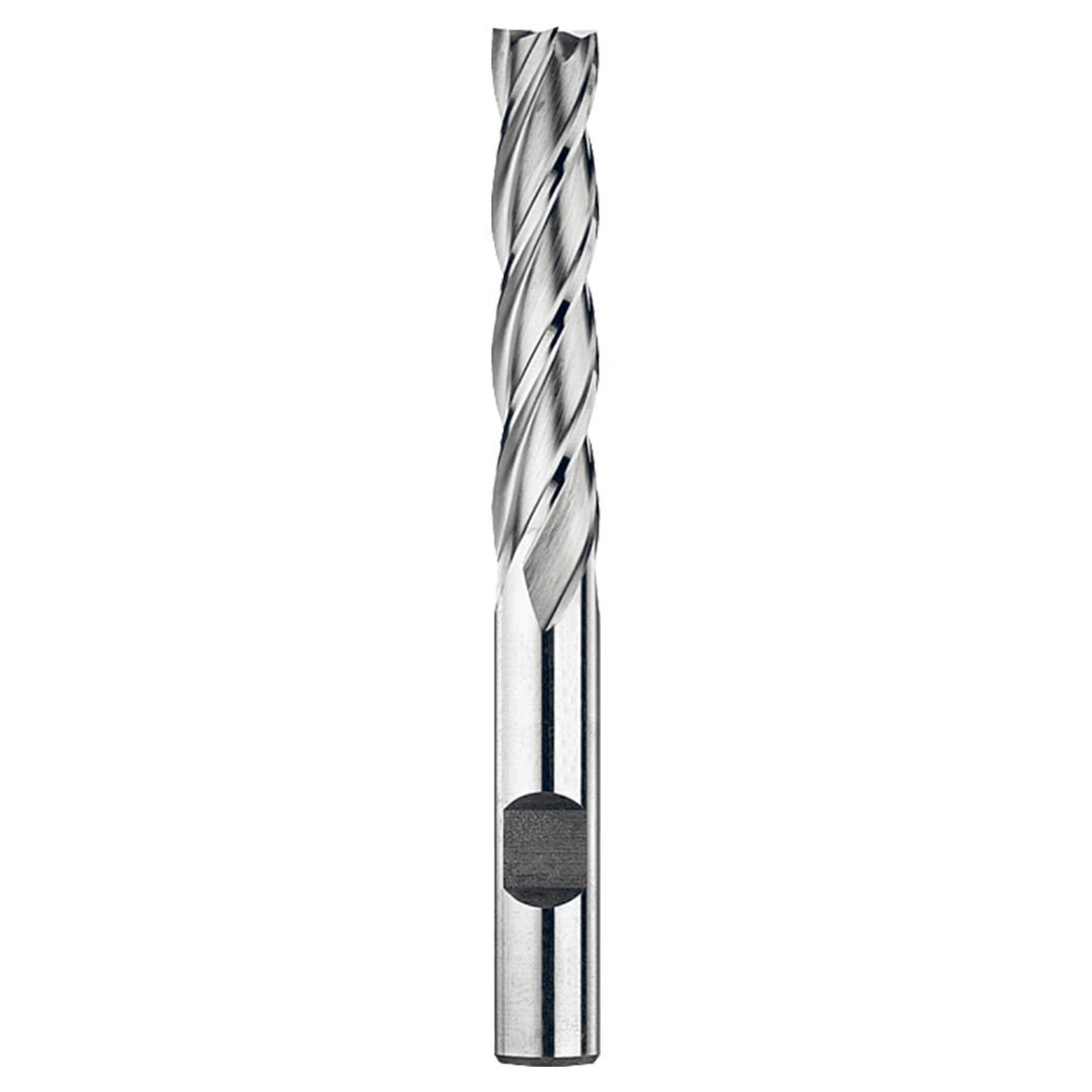Teknik Drill's 4 Ağız Uzun HSS CO8 Freze