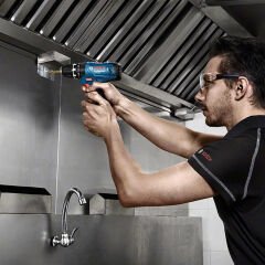 Bosch Professionel GSB 120-Lİ 2.0 Ah Çanta + 39 parça matkap ve Vidalama Seti