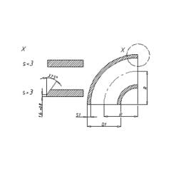 Alüminyum 90° Dirsek R1,5D EN AW 5083 45x5 mm