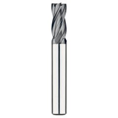 Teknik Drill's 4 Ağız 40-60 HRC Uzun Sert Freze 5 mm