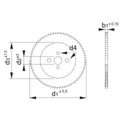 Phantom HSS Daire Testere Bıçağı Steam Oxide 225x2x32mm Z120 C/HZ