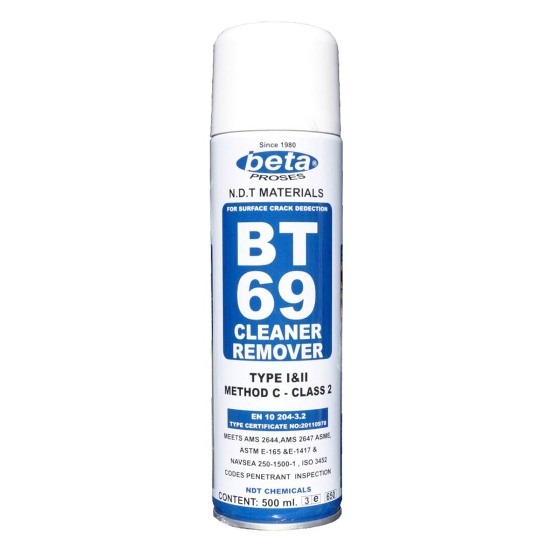 Beta BT-69 Penetrant Kaldırıcı ve Temizleyici Sprey 500 ml