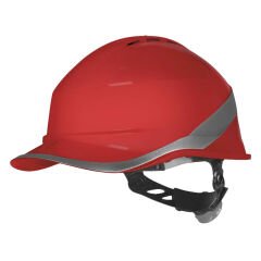 DeltaPlus DİAMOND VI Wind Yüksek Görünümlü Ayarlanabilir Baret Kırmızı