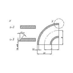 Alüminyum 90° Dirsek R-1,5D EN AW 5083 180x8 mm
