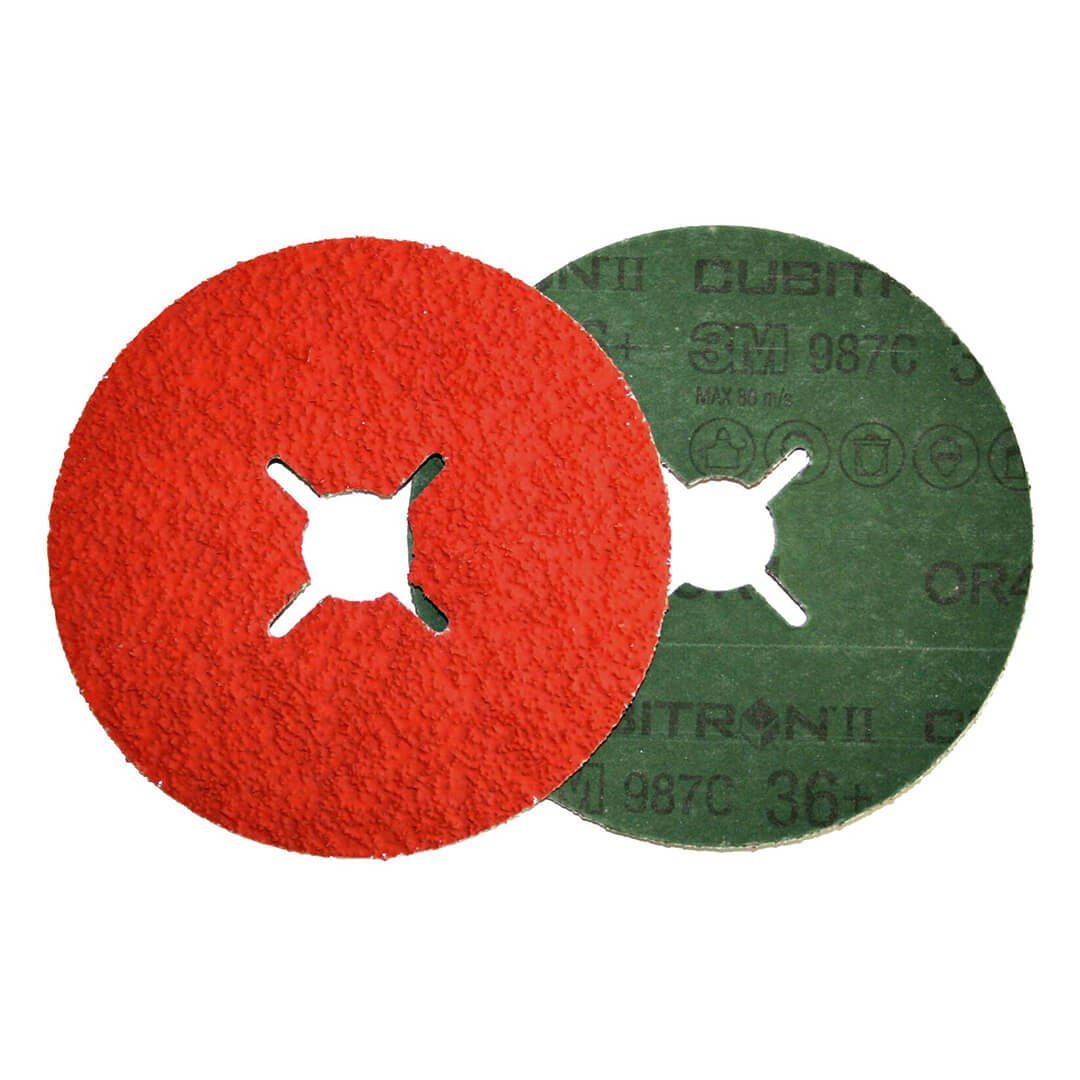 3M™ Cubitron™ II Fiber Disk 987C, 115 mm x  22 mm 36+